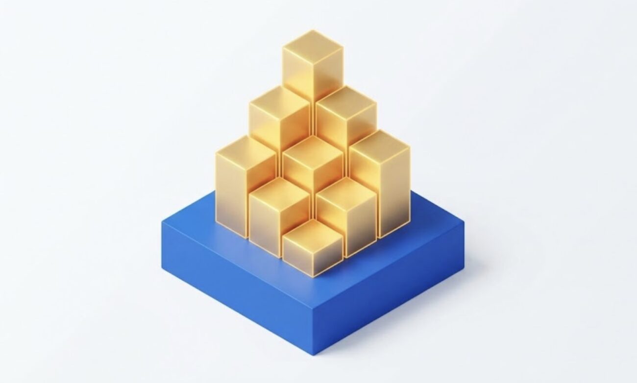 Ilustración conceptual del crecimiento financiero mediante el método de capitalización sin deuda.