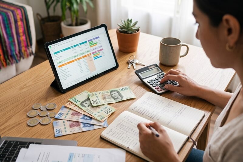 ¿Cómo hacer un presupuesto con la regla 50/30/20 en pesos mexicanos?